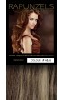 110 Gram 18" Hair Weave/Weft Colour #4&16 Chocolate Brown & Caramel Blonde Streak (Full Head)